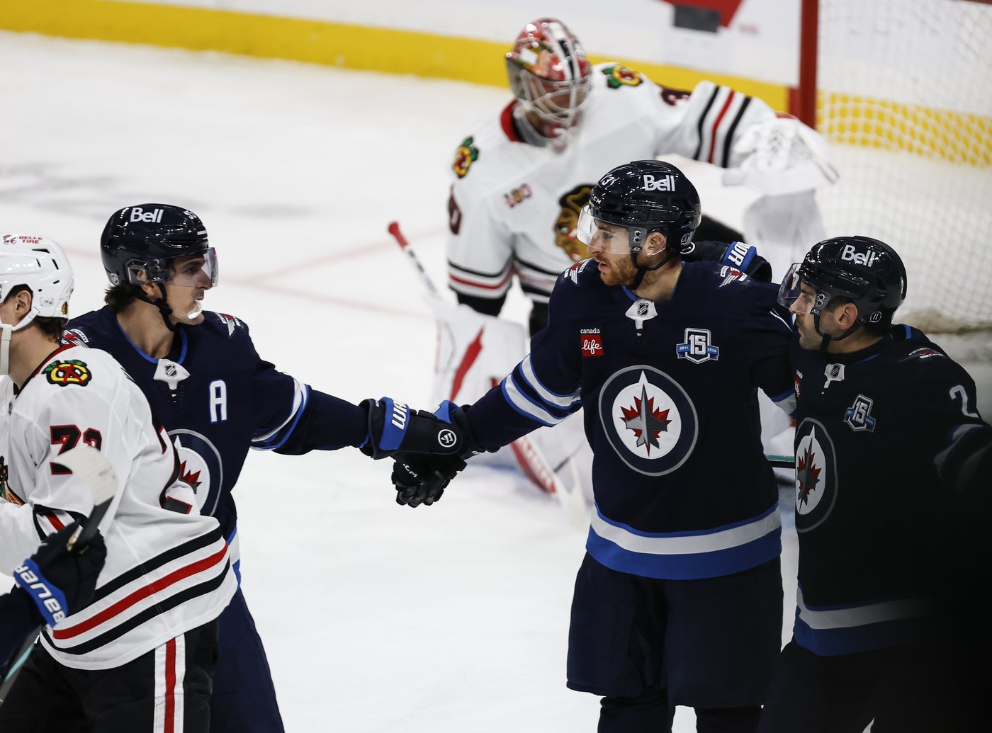 Jets' top line each produce three-point efforts in 6-3 win over Blackhawks | iNFOnews.ca Jets' top line each produce three-point efforts in 6-3 win over Blackhawks | iNFOnews.ca