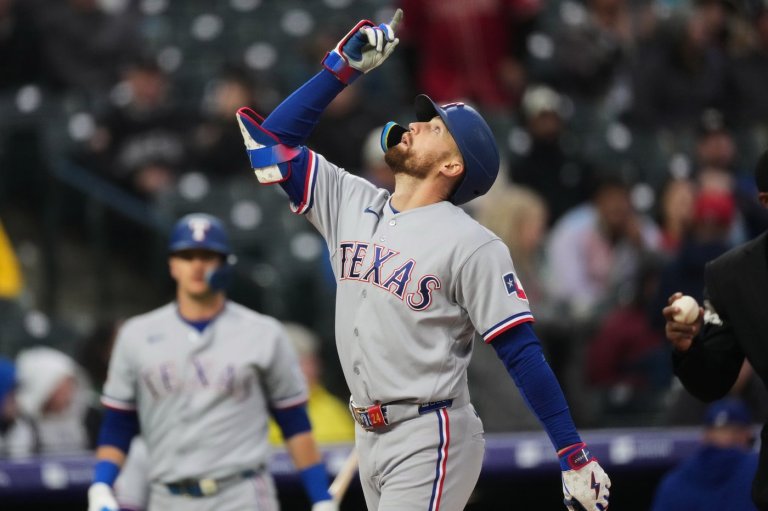 Rocker's strong outing, Nimmo's homer, lift Rangers over Rockies, 10-0 | iNFOnews.ca