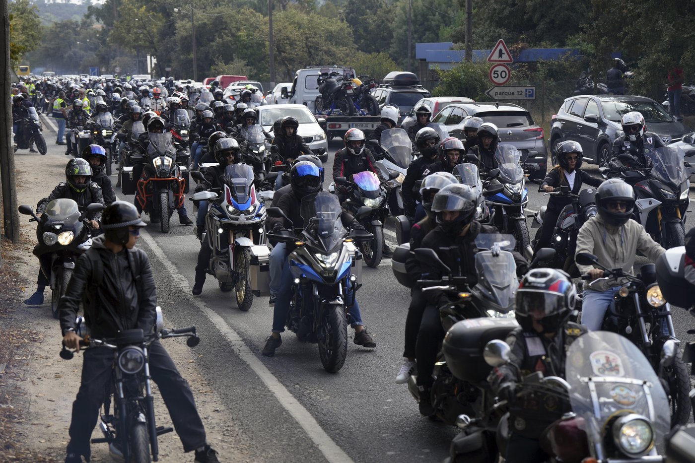 An estimated 180,000 motorcyclists converge at Portuguese shrine to have their helmets blessed. | iNFOnews.ca