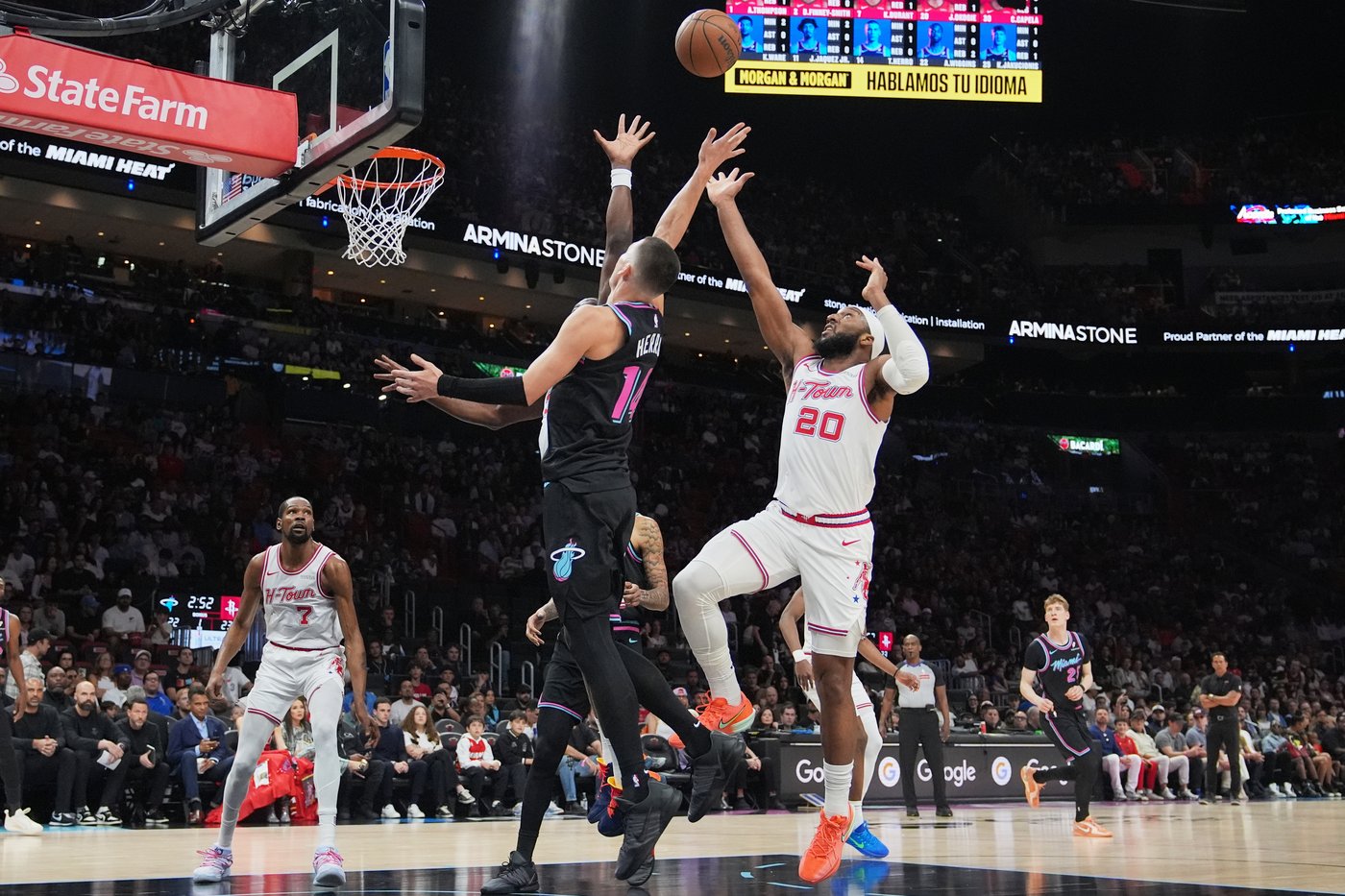 Adebayo scores 24, Larsson adds 20 and Heat hold off Rockets, 115-105 | iNFOnews.ca