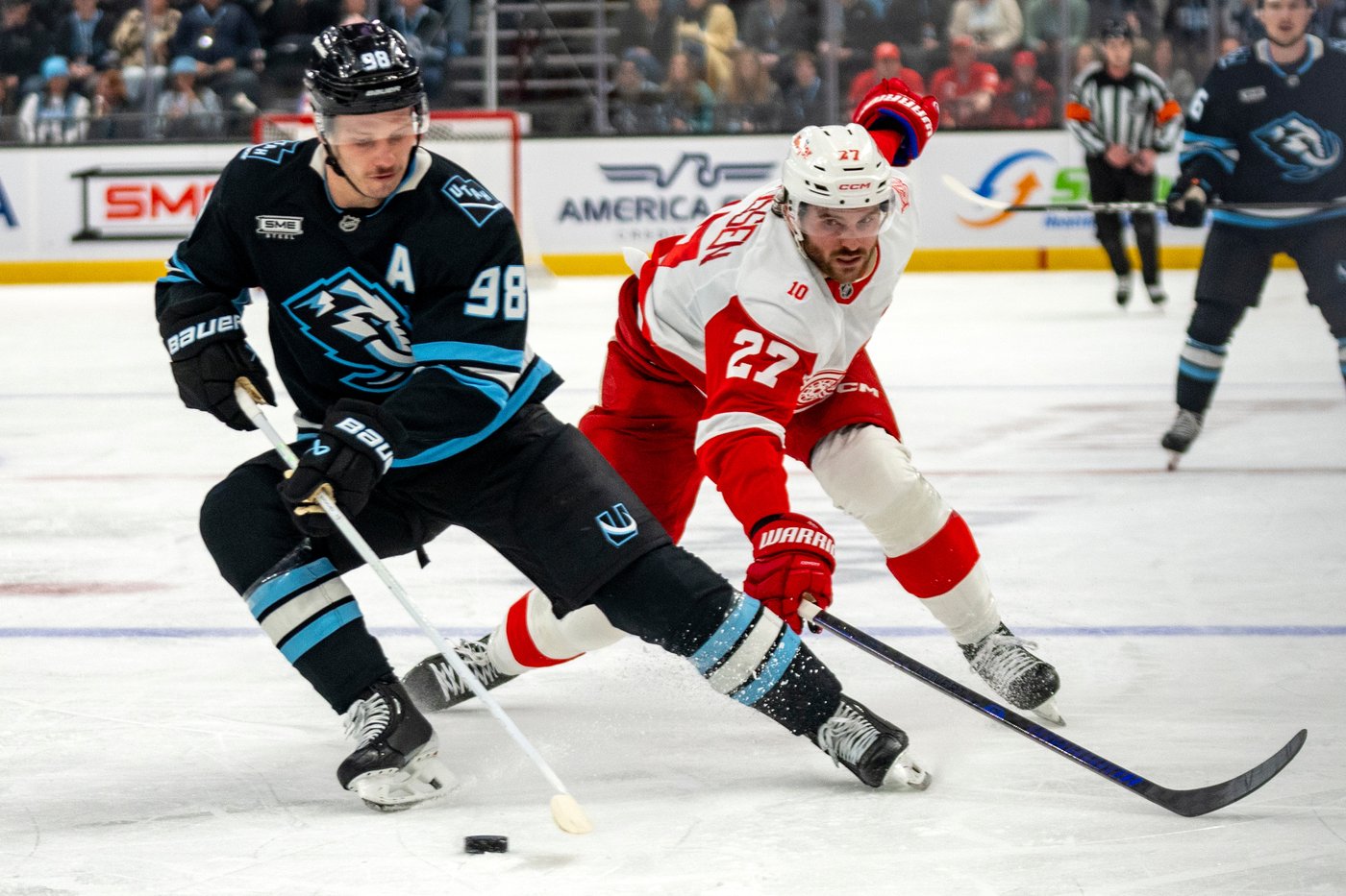Utah beats Detroit 4-1 for 8th win in last 10 home games | iNFOnews.ca