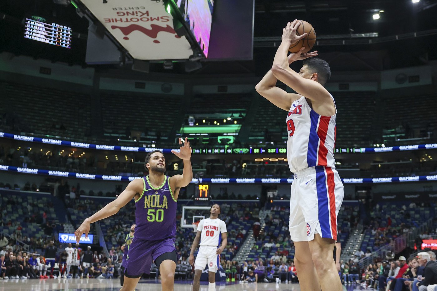 Cunningham, Pistons top New Orleans 127-81; Pelicans' Murphy out for season with shoulder injury | iNFOnews.ca