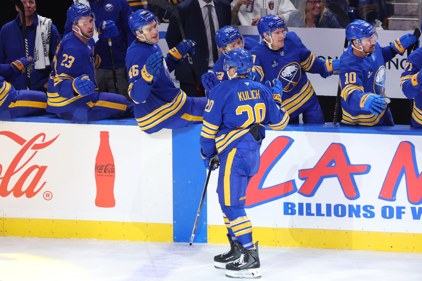 Sabres' Jiri Kulich celebrates return from blood clot issues by scoring game-winner against Chicago | iNFOnews.ca