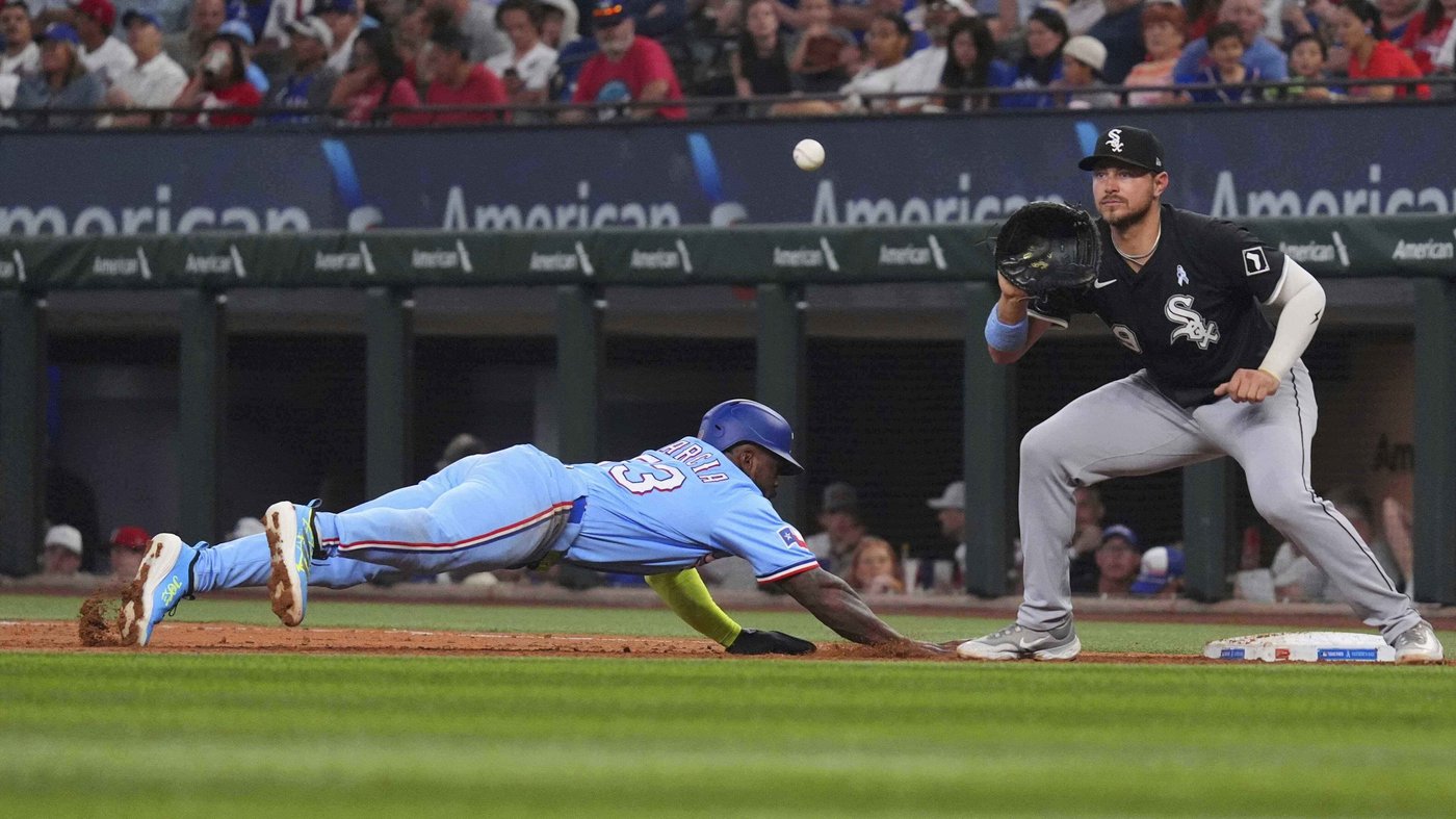 Kumar Rocker gets assist from pickle juice in win as Rangers top White Sox 2-1 | iNFOnews.ca Kumar Rocker gets assist from pickle juice in win as Rangers top White Sox 2-1 | iNFOnews.ca