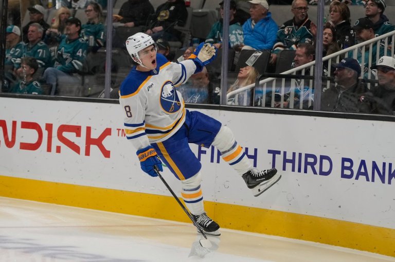 Colten Ellis makes 23 saves to lead the Sabres past the Sharks 2-0 | iNFOnews.ca