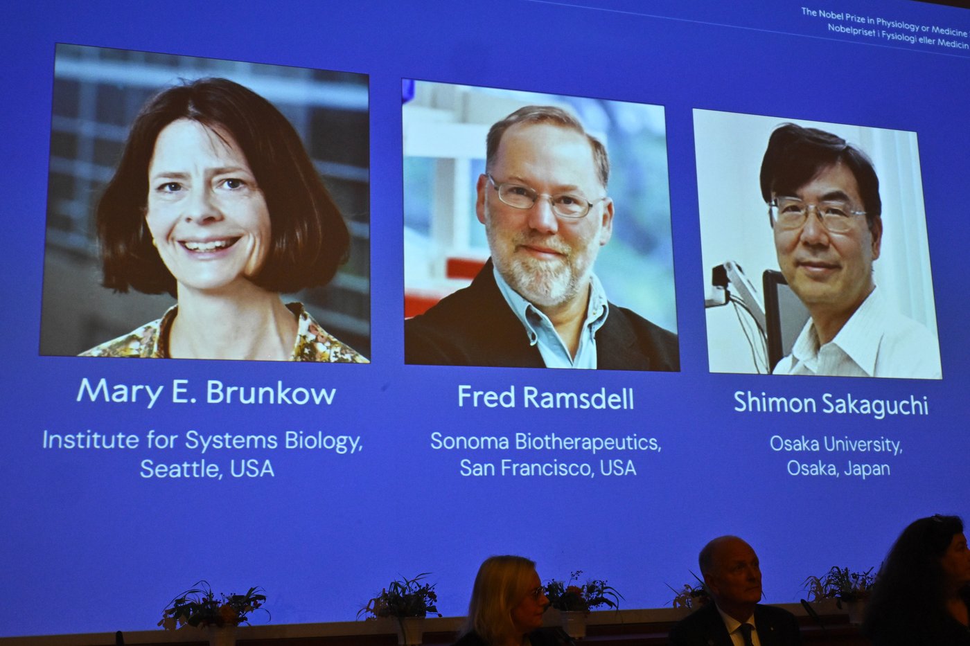 The Nobel Prize in medicine goes to 3 scientists for work on the human immune system | iNFOnews.ca