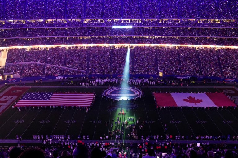 Fireworks, 2 anthems and a full house: Bills beat Lions in 1st regular-season game at new stadium | iNFOnews.ca