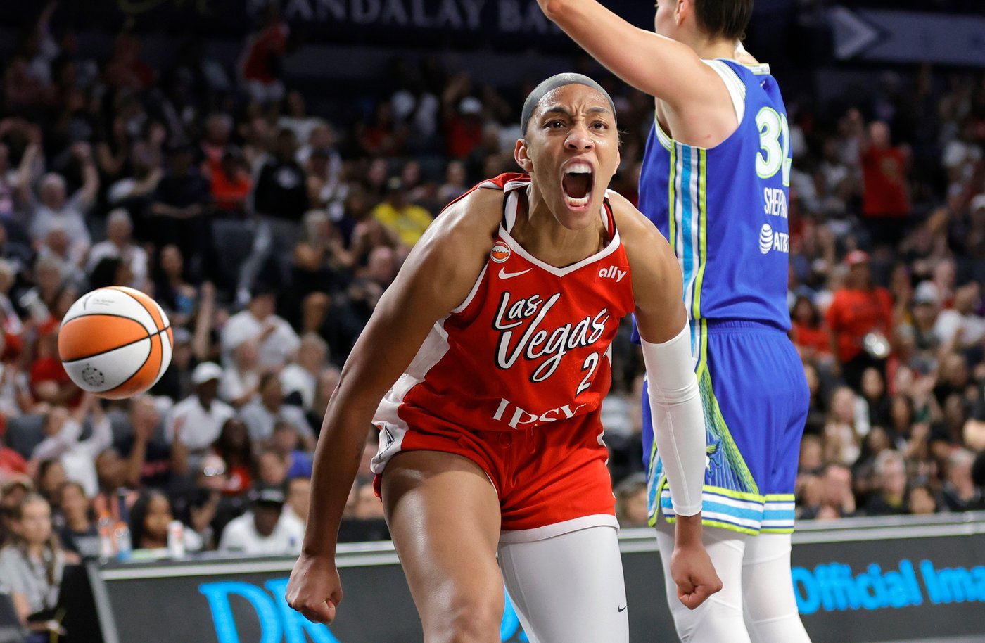 A'ja Wilson scores 32 points as the Aces beat the Wings 99-84 to avoid a sweep | iNFOnews.ca