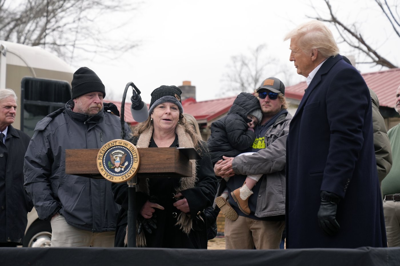 Trump proposes 'getting rid of FEMA' while touring disaster areas | iNFOnews.ca