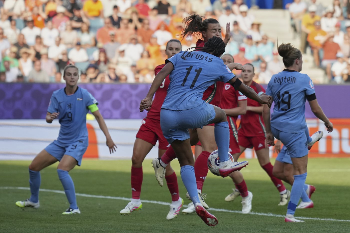 Euro 2025: Netherlands sparked by Miedema's 100th goal beats Wales | iNFOnews.ca