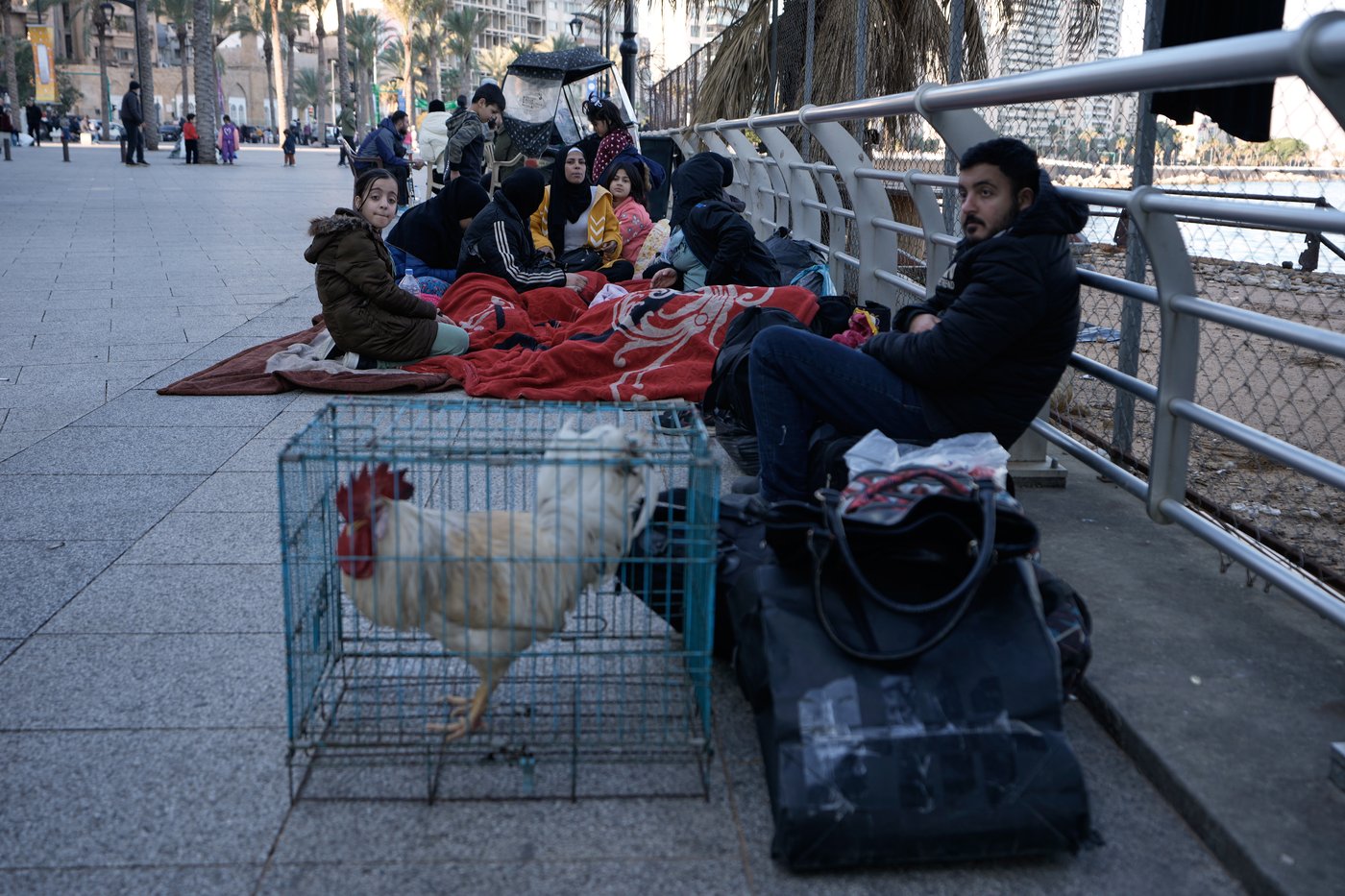 Photos show Lebanese people fleeing after Israeli strikes | iNFOnews.ca