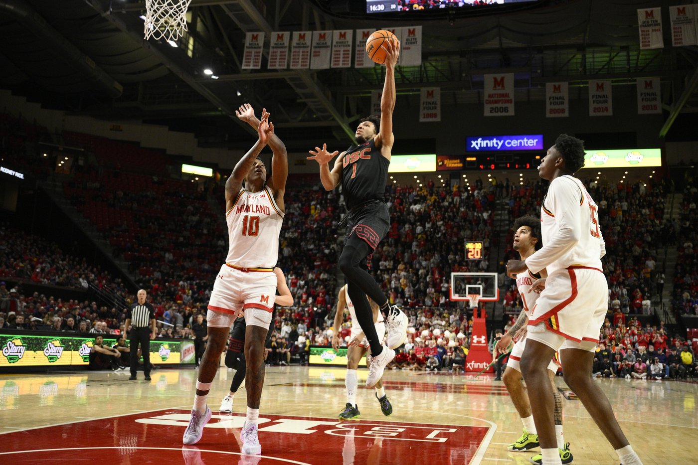 No. 20 Maryland wins its 13th straight at home, starting both halves strong in an 88-71 win over USC | iNFOnews.ca