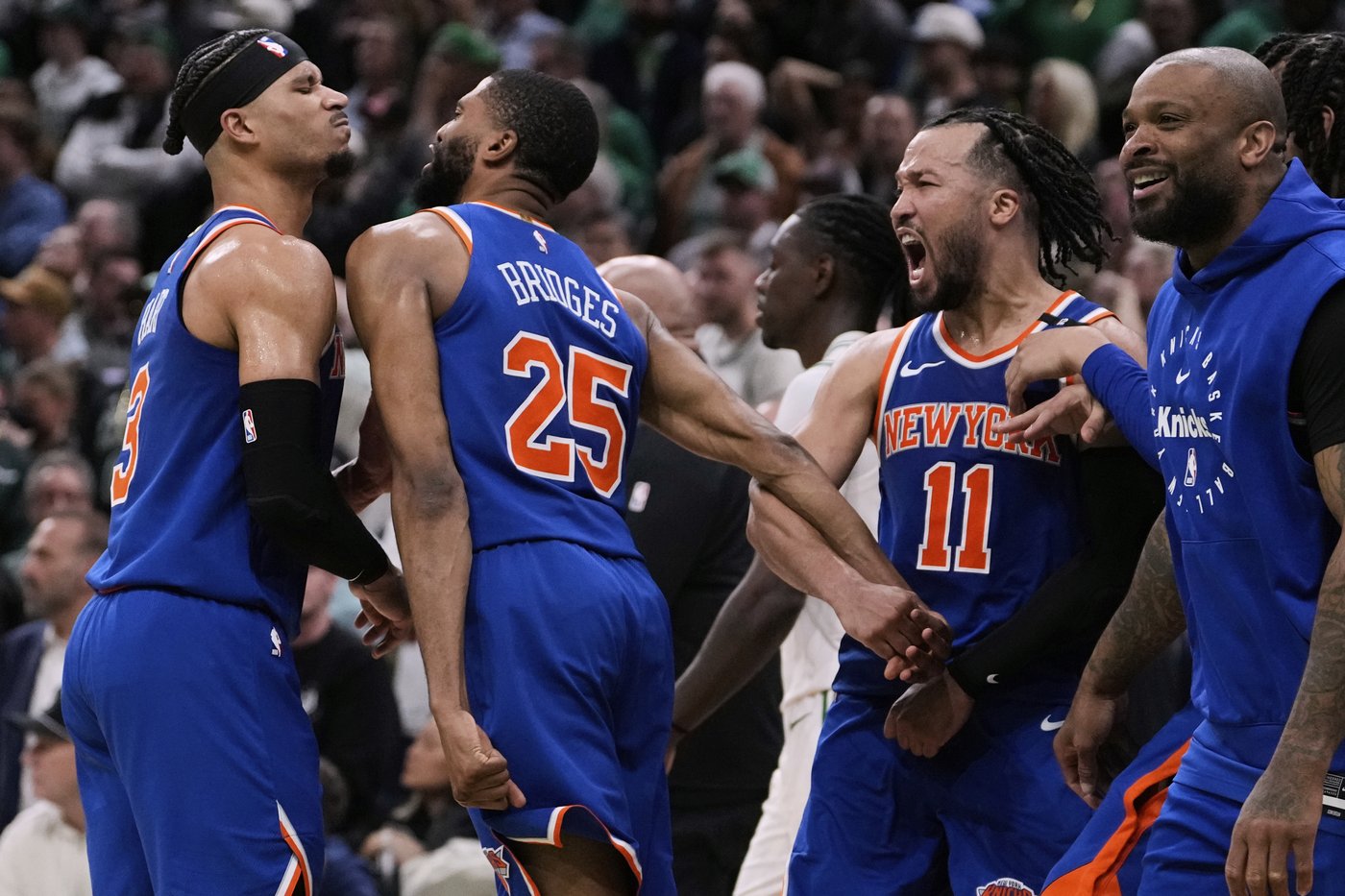 Knicks come from 20 down, beat Celtics 108-105 in OT as Bridges' steal preserves Game 1 win | iNFOnews.ca Knicks come from 20 down, beat Celtics 108-105 in OT as Bridges' steal preserves Game 1 win | iNFOnews.ca