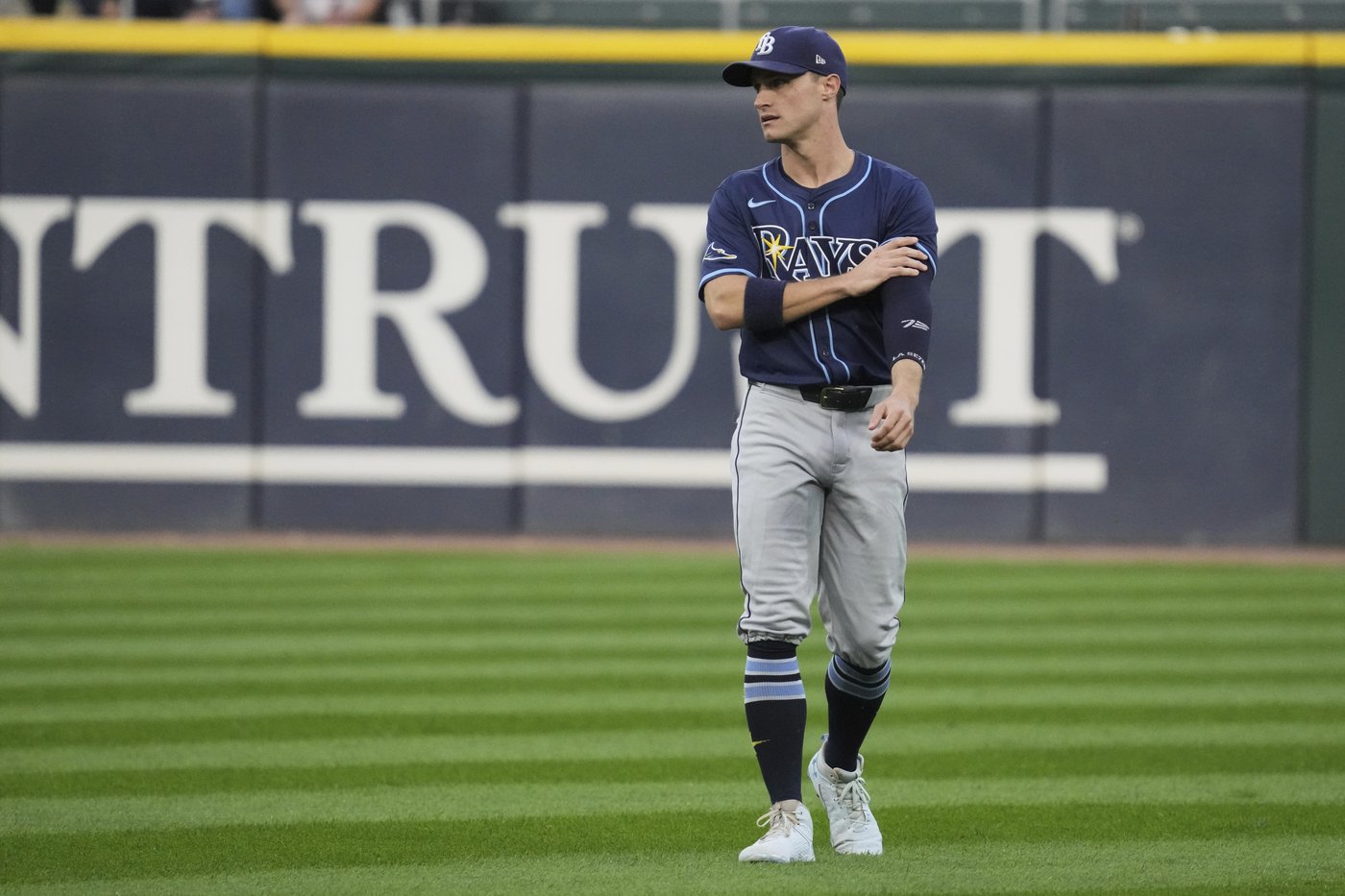 Rays rookie Jake Mangum relishes seeing father back at Soldier Field with former Bears teammates | iNFOnews.ca Rays rookie Jake Mangum relishes seeing father back at Soldier Field with former Bears teammates | iNFOnews.ca