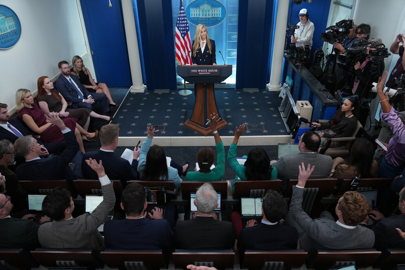 Katie Zacharia's debut shows the pitfalls and possibilities of White House press secretary's role | iNFOnews.ca Katie Zacharia's debut shows the pitfalls and possibilities of White House press secretary's role | iNFOnews.ca