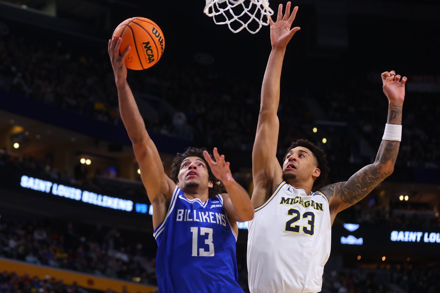 Lendeborg scores 25, and Midwest's top-seeded Michigan rolls to a 95-72 win over Saint Louis | iNFOnews.ca Lendeborg scores 25, and Midwest's top-seeded Michigan rolls to a 95-72 win over Saint Louis | iNFOnews.ca