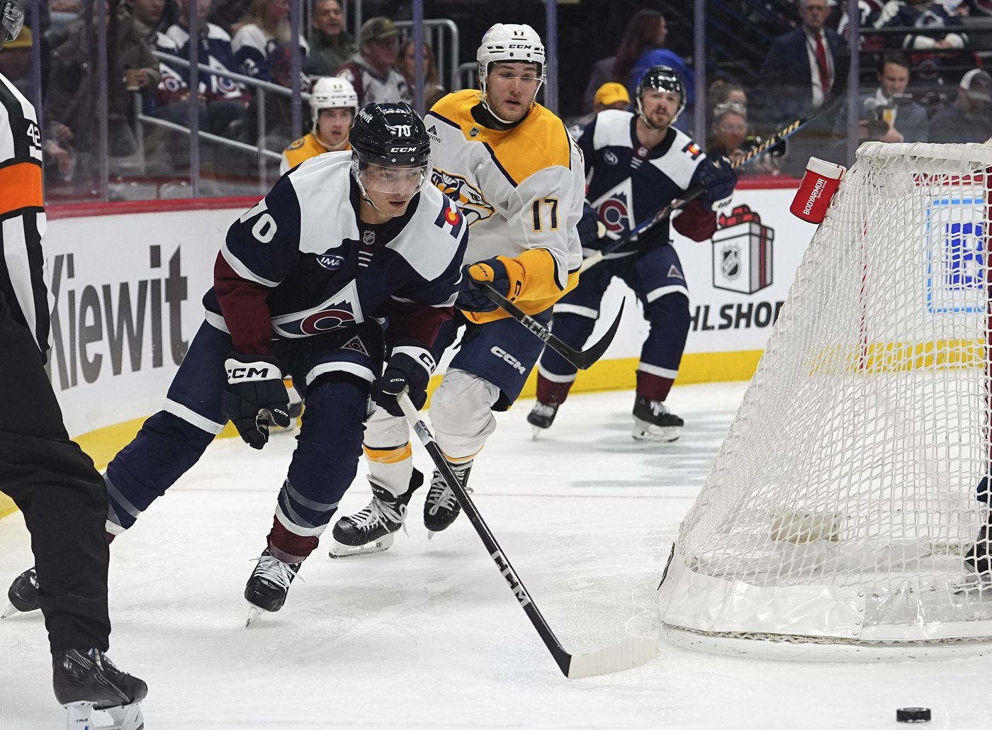 Blackwood has 38 saves in debut, Avalanche beat Predators 5-2 | iNFOnews.ca Blackwood has 38 saves in debut, Avalanche beat Predators 5-2 | iNFOnews.ca