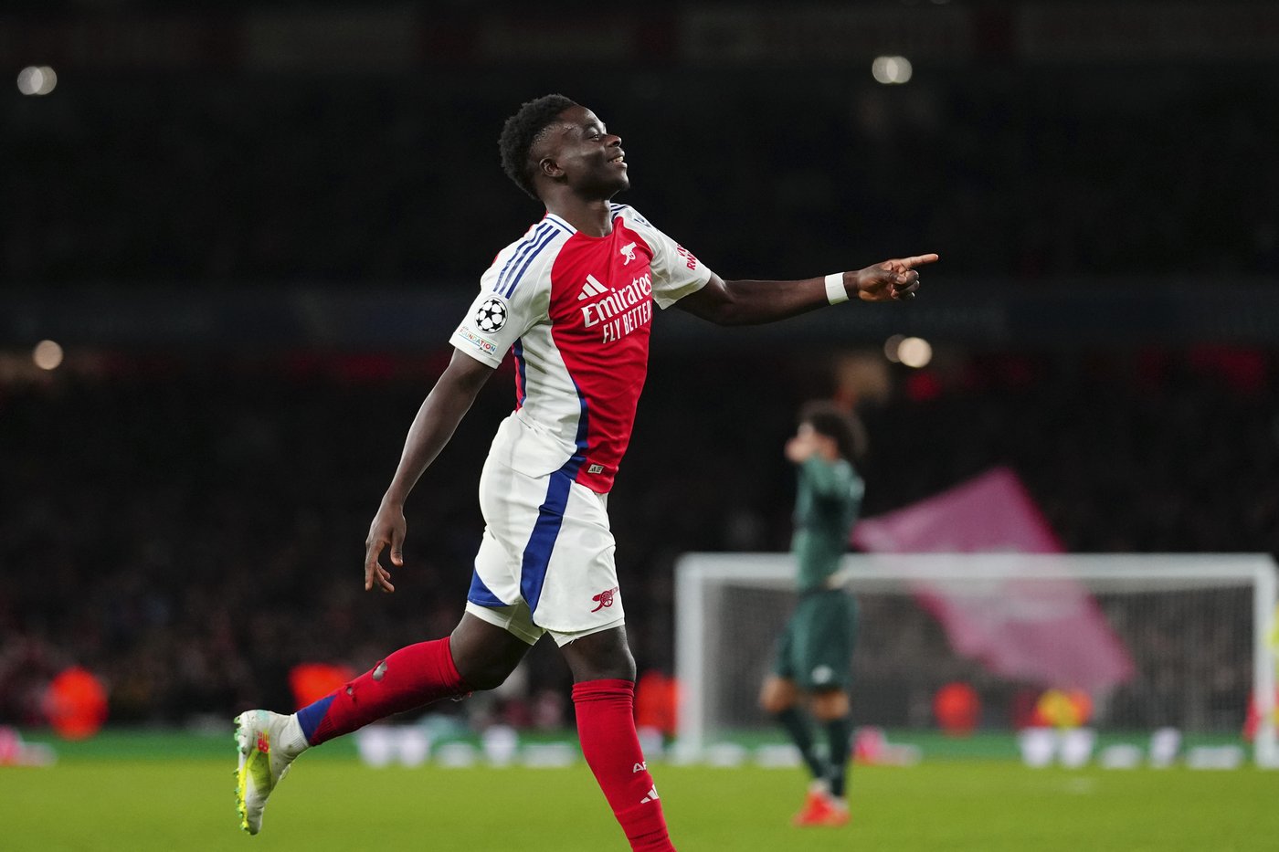 Saka denied a first Arsenal hat trick by his own teammate in Champions League win | iNFOnews.ca