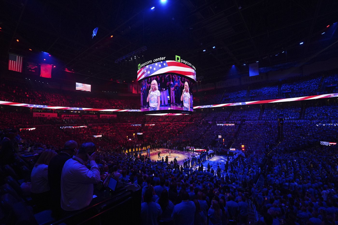 Oklahoma native, Thunder fan Kristin Chenoweth performs national anthem before Game 7 of NBA Finals | iNFOnews.ca