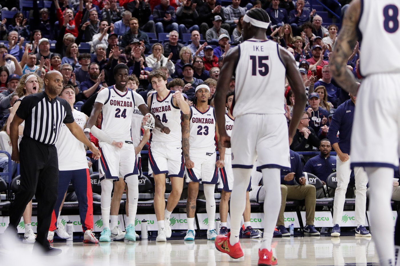 No. 8 Gonzaga beats Santa Clara 89-77 behind 34 points and 11 rebounds from Graham Ike | iNFOnews.ca