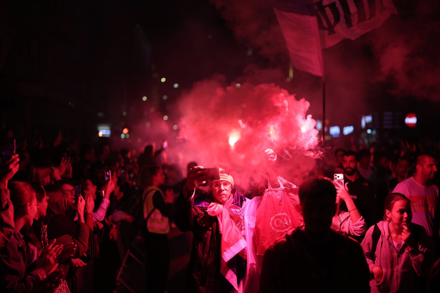Students march into Belgrade while populist Vucic holds rally in Serbia's south ahead of vote | iNFOnews.ca Students march into Belgrade while populist Vucic holds rally in Serbia's south ahead of vote | iNFOnews.ca