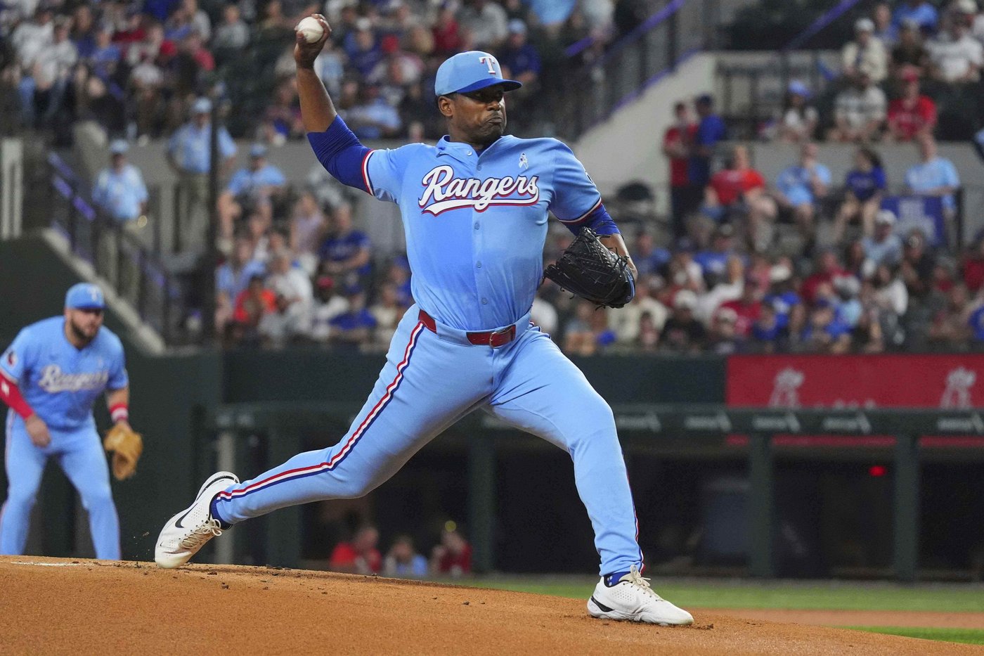 Texas rookie Kumar Rocker keeps scoreless start intact with help from pickle juice | iNFOnews.ca