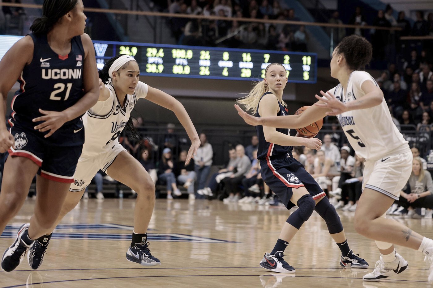 Fudd and Strong dominate as No. 7 UConn rolls past Xavier without All-American guard Paige Bueckers. | iNFOnews.ca Fudd and Strong dominate as No. 7 UConn rolls past Xavier without All-American guard Paige Bueckers. | iNFOnews.ca