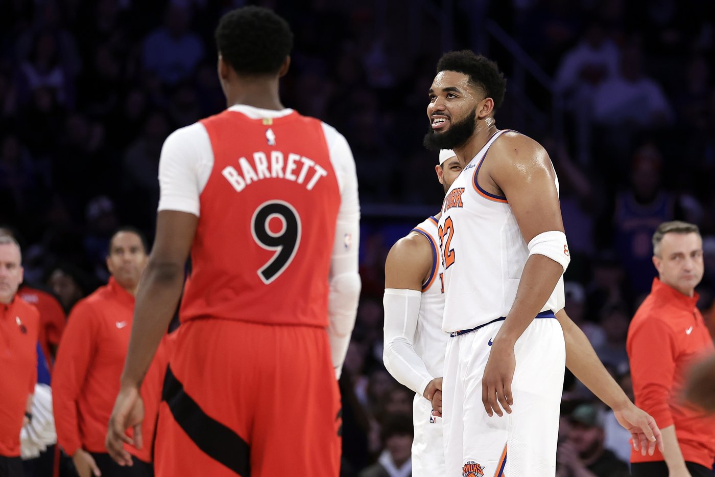 Towns, Anunoby each score 31 points as Knicks whip reeling Raptors 139-125 | iNFOnews.ca