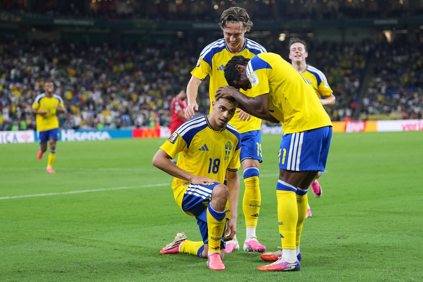 Sweden's Yasin Ayari shows respect for father's native country after World Cup goal vs. Tunisia | iNFOnews.ca