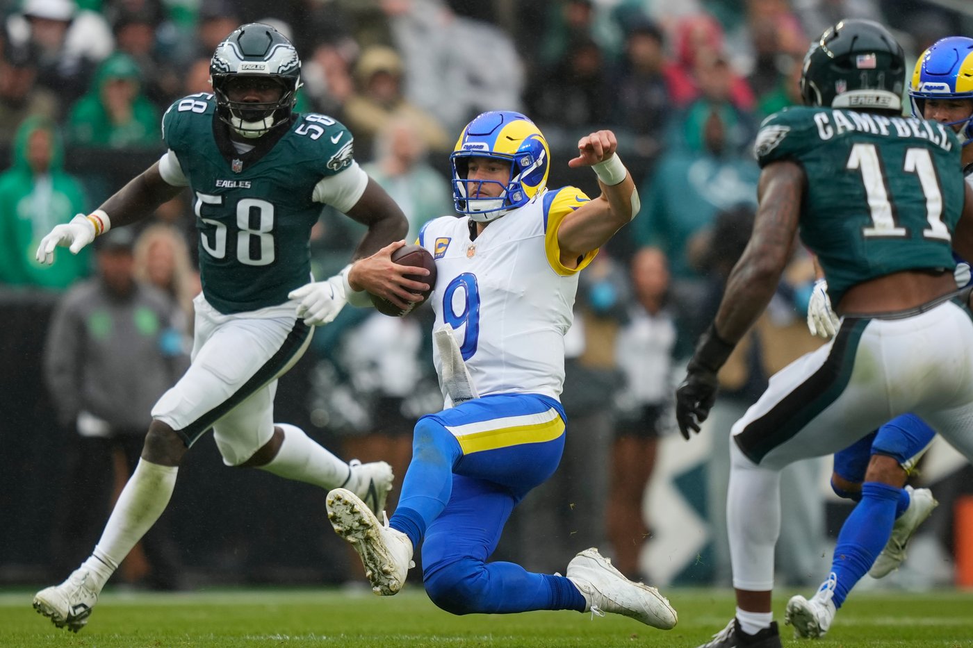Rams rally behind Stafford, Williams from 10 points down in 4th quarter to beat Eagles 24-20 | iNFOnews.ca Rams rally behind Stafford, Williams from 10 points down in 4th quarter to beat Eagles 24-20 | iNFOnews.ca