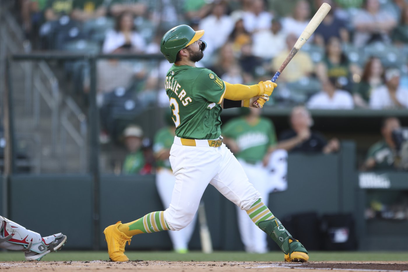 Langeliers hits 2-run HR as A's score 4 in 1st inning, beat Diamondbacks 5-1 | iNFOnews.ca Langeliers hits 2-run HR as A's score 4 in 1st inning, beat Diamondbacks 5-1 | iNFOnews.ca
