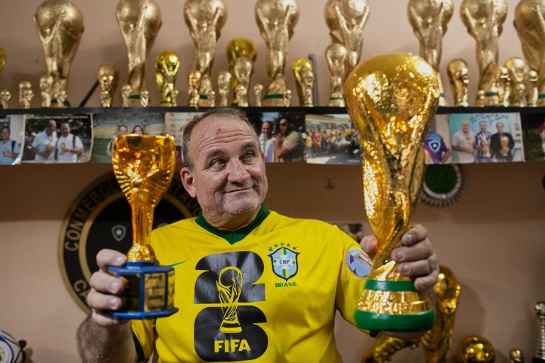 Brazilian artisan crafts replica World Cup trophies to the joy of locals and celebrities alike | iNFOnews.ca