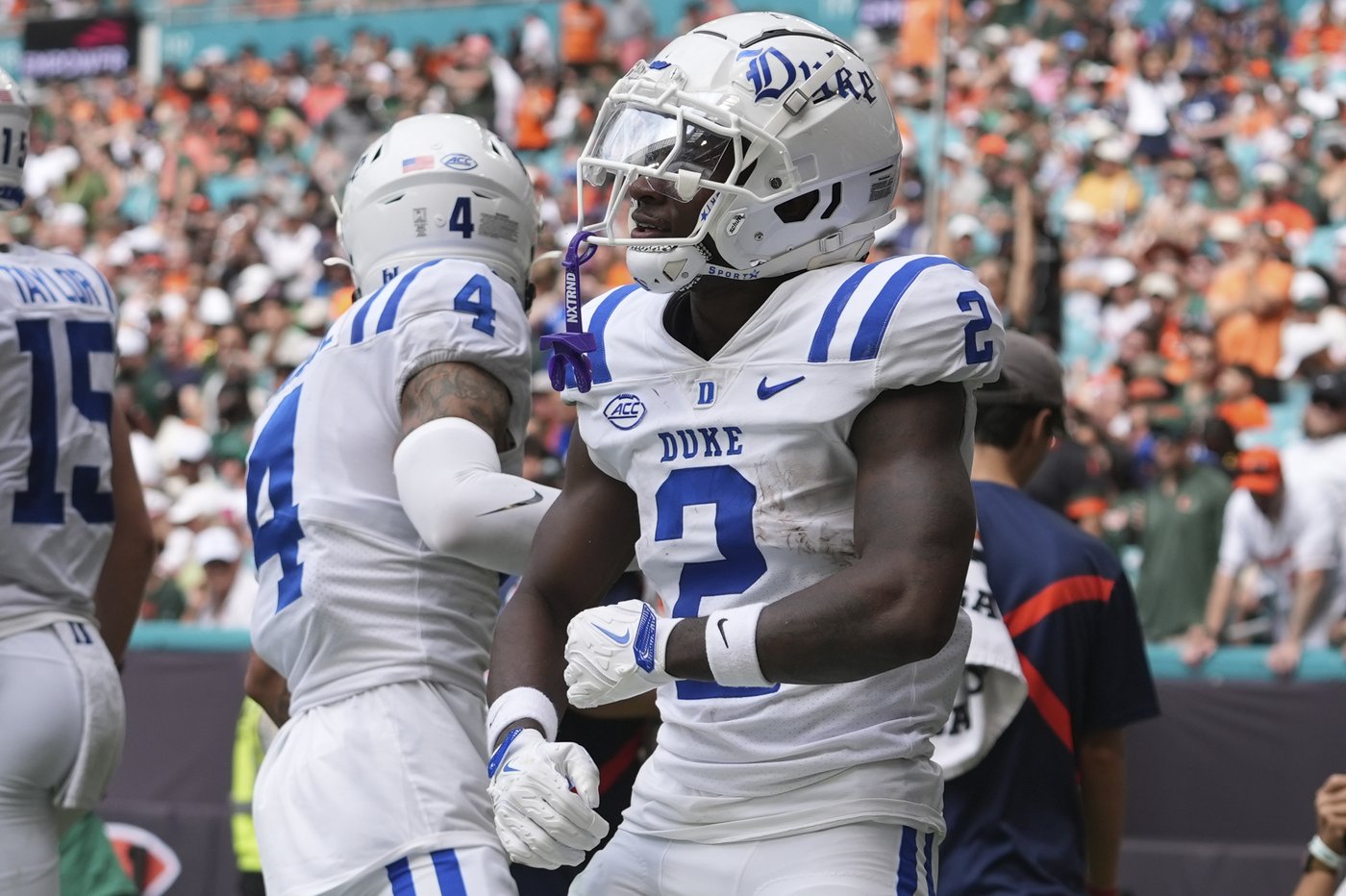 Ward and Restrepo rewrite the record book, and No. 5 Miami rallies to down Duke 53-31 | iNFOnews.ca Ward and Restrepo rewrite the record book, and No. 5 Miami rallies to down Duke 53-31 | iNFOnews.ca