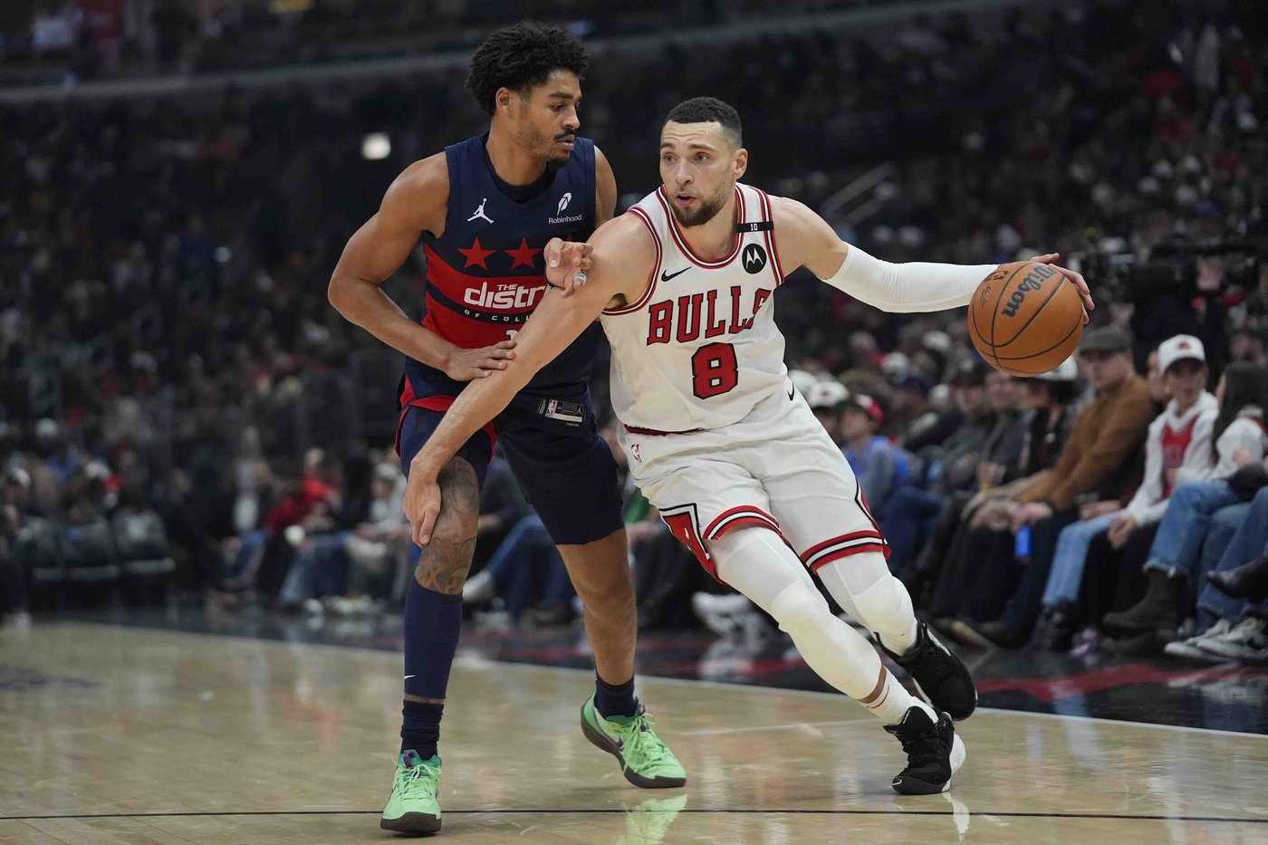 LaVine scores 33 points as Bulls beat Wizards 138-105 for 5th win in 7 games | iNFOnews.ca