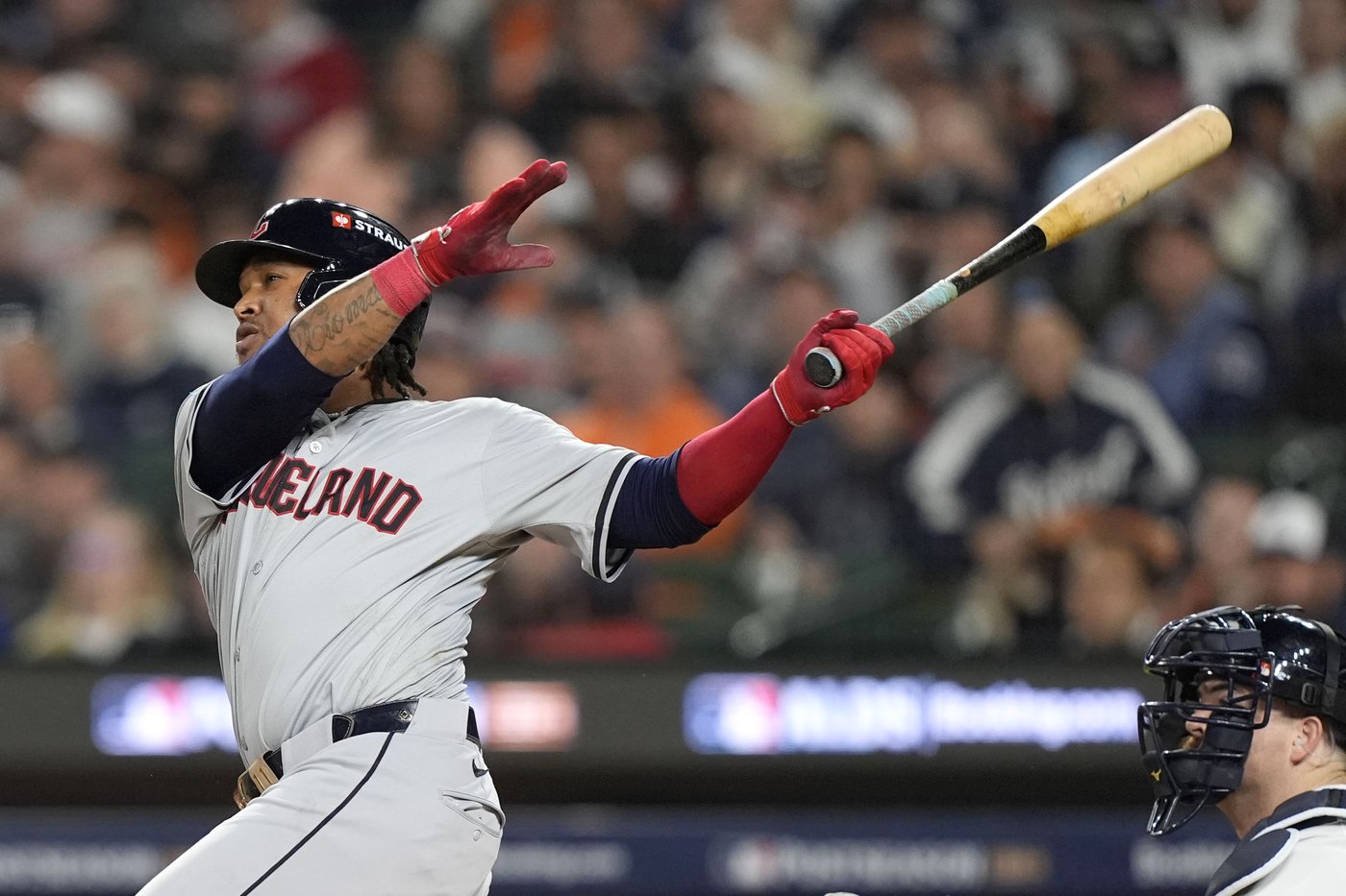 Fry's 2-run homer, squeeze bunt lead Guardians over Tigers 5-4 win and force ALDS Game 5 | iNFOnews.ca