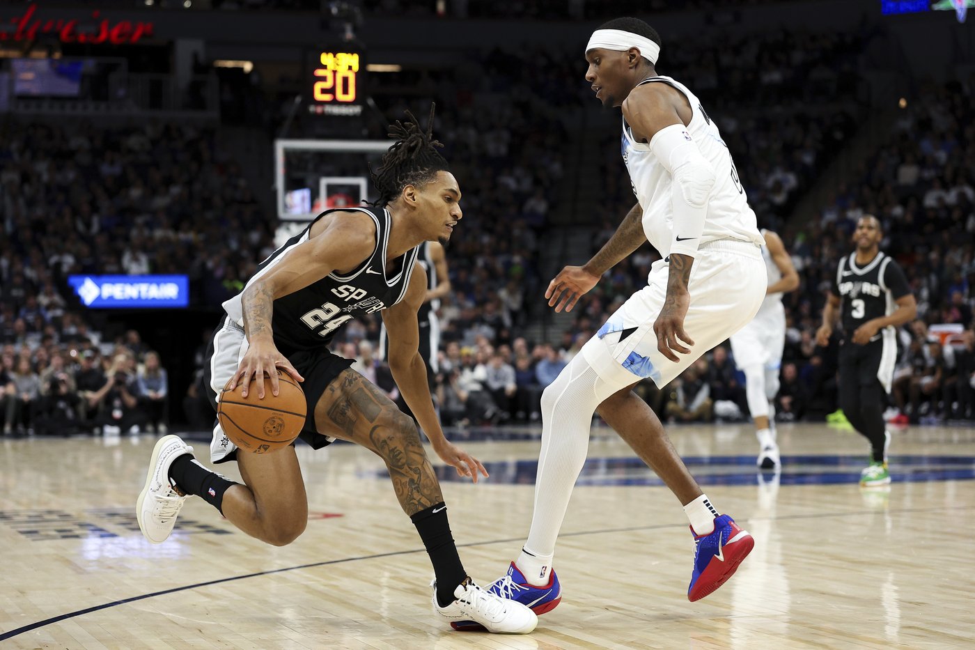 DiVincenzo scores 26 to lead Timberwolves past Spurs 112-110 despite 34 points from Wembanyama | iNFOnews.ca DiVincenzo scores 26 to lead Timberwolves past Spurs 112-110 despite 34 points from Wembanyama | iNFOnews.ca