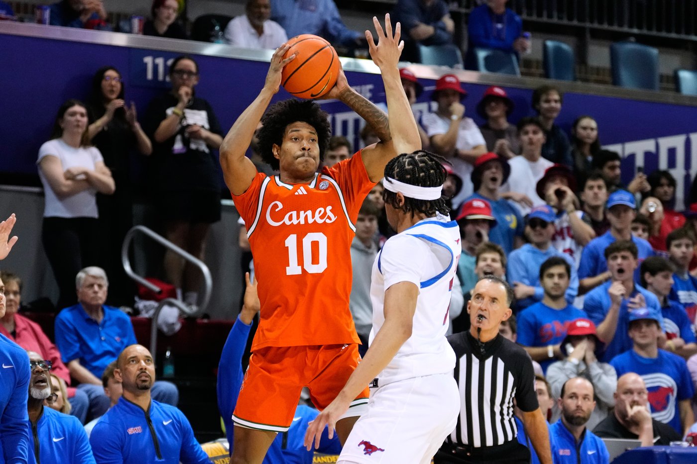 No. 22 Miami wins 77-69 at SMU to ensure double bye in ACC Tournament | iNFOnews.ca No. 22 Miami wins 77-69 at SMU to ensure double bye in ACC Tournament | iNFOnews.ca