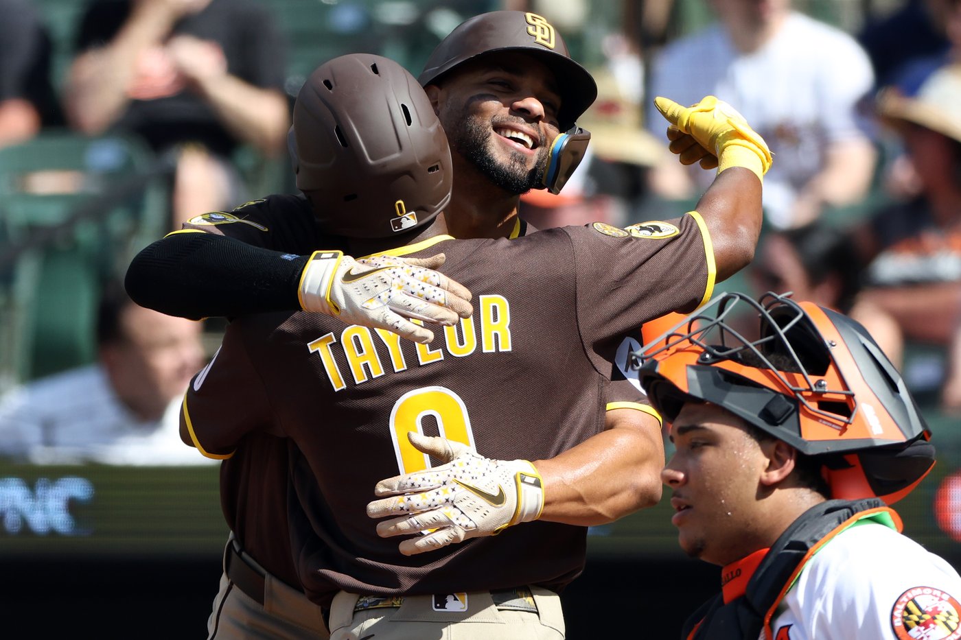 San Diego's Bogaerts hit on the helmet by a pitch, then Baltimore's Henderson gets hit | iNFOnews.ca