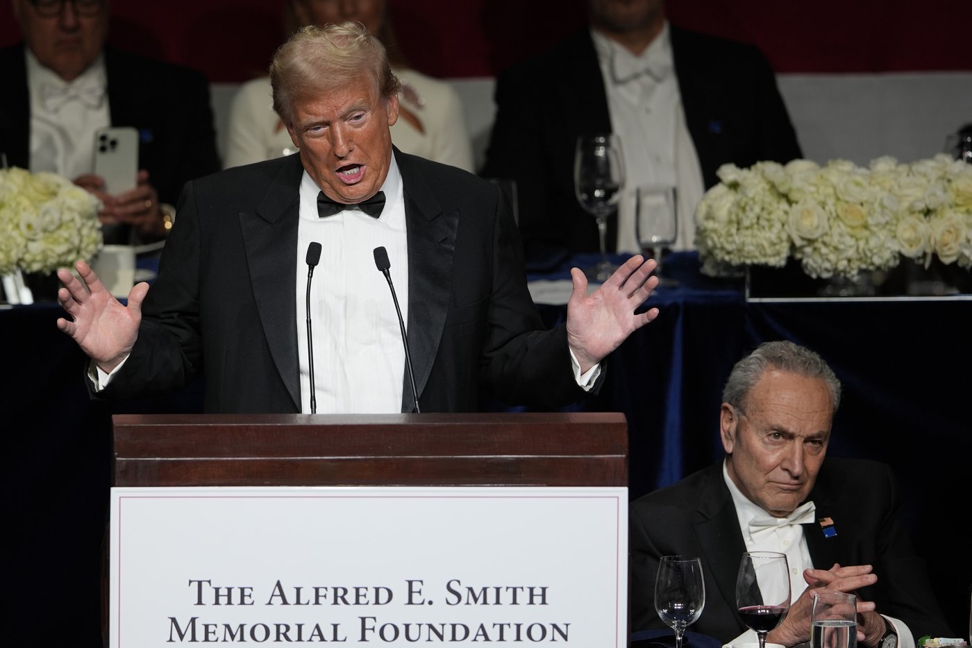 Trump delivers a pointed and at times bitter speech at Al Smith charity dinner | iNFOnews.ca Trump delivers a pointed and at times bitter speech at Al Smith charity dinner | iNFOnews.ca