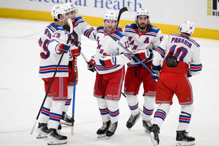 Lafreniere scores his 100th as part of a 5-goal barrage by the Rangers in the 3rd period | iNFOnews.ca