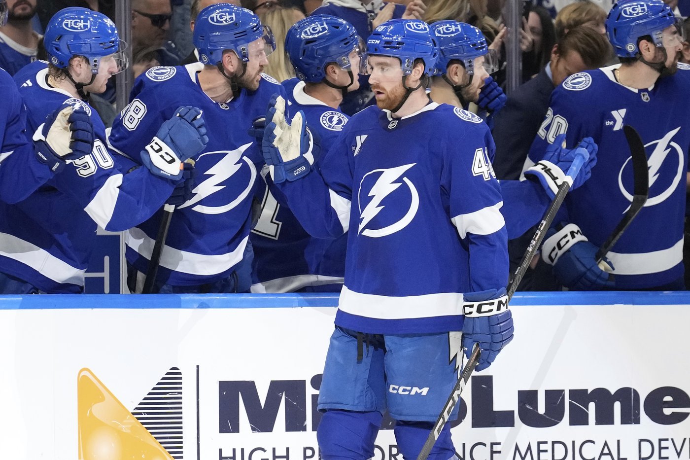 Guentzel, Kucherov each score twice in the Lightning's 7-4 victory over the Sabres | iNFOnews.ca Guentzel, Kucherov each score twice in the Lightning's 7-4 victory over the Sabres | iNFOnews.ca