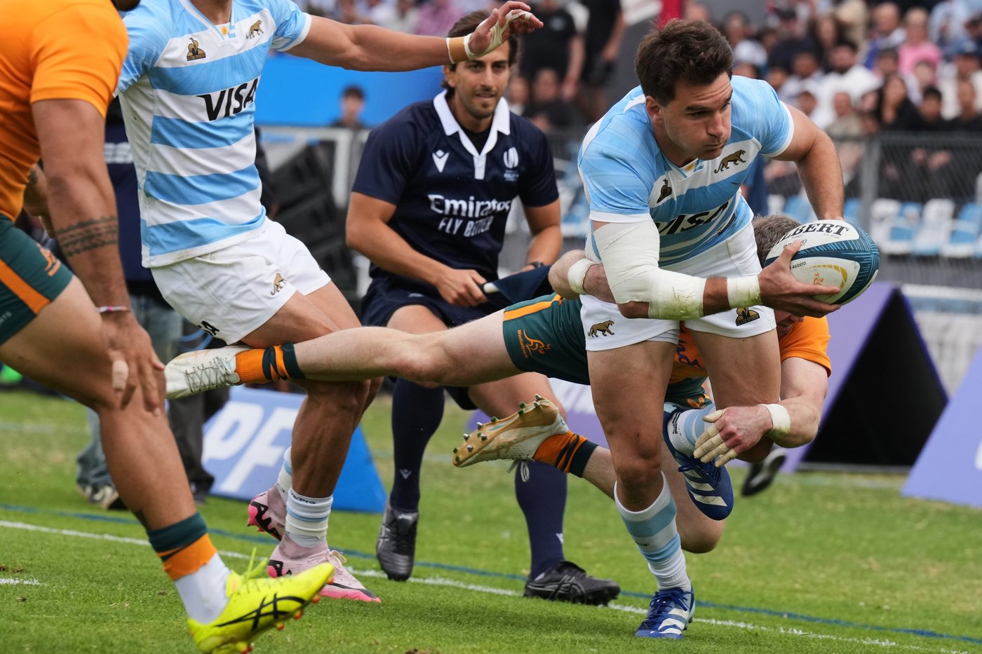 Australia leads from start to finish to beat Argentina 27-21 in the 1st rugby test | iNFOnews.ca Australia leads from start to finish to beat Argentina 27-21 in the 1st rugby test | iNFOnews.ca