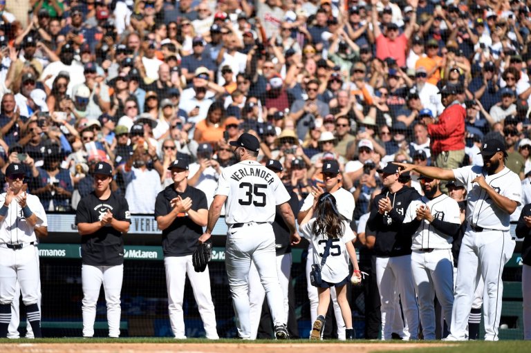 Justin Verlander makes teary farewell to 21-year career as Tigers rally to beat Pirates 4-3 | iNFOnews.ca