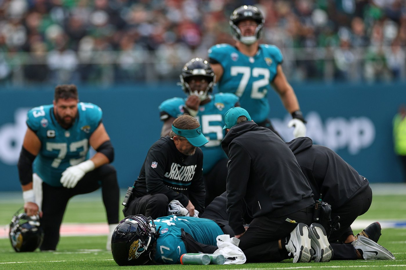 Jaguars LT Anton Harrison to have arthroscopic knee surgery and will miss weeks, maybe months | iNFOnews.ca Jaguars LT Anton Harrison to have arthroscopic knee surgery and will miss weeks, maybe months | iNFOnews.ca