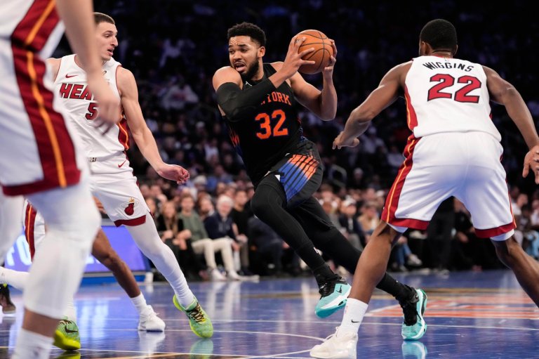 Towns, Shamet power Knicks to a 140-130 win over Heat in NBA Cup game | iNFOnews.ca