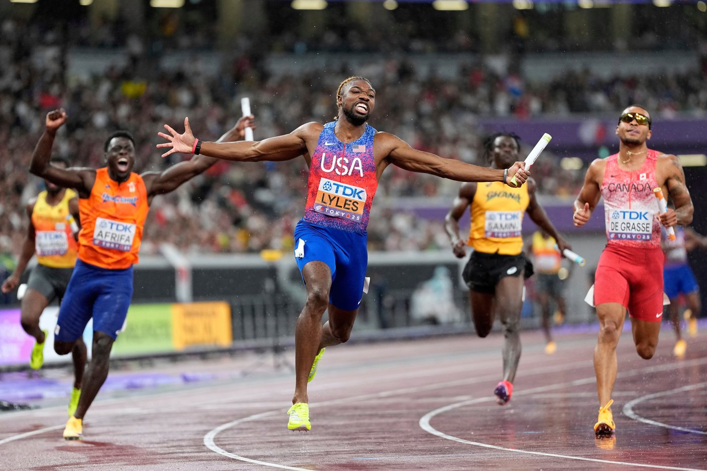 Relay revamp featuring Lyles and Richardson has US Olympic team looking for gold at 2028 LA Games | iNFOnews.ca