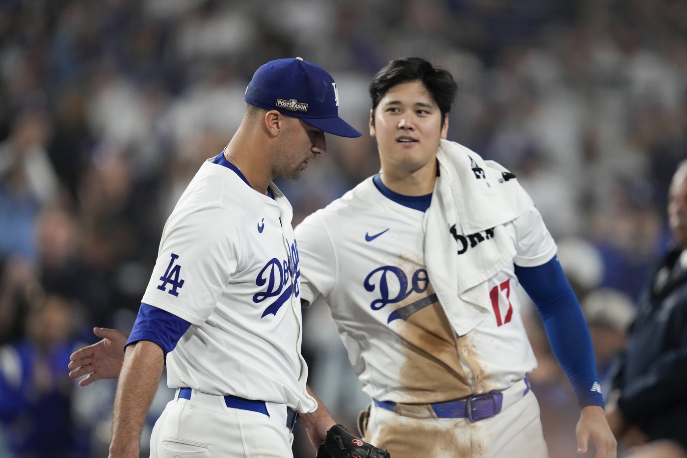 Dodgers tie postseason mark of 33 straight scoreless innings, top Mets 9-0 in NLCS opener | iNFOnews.ca