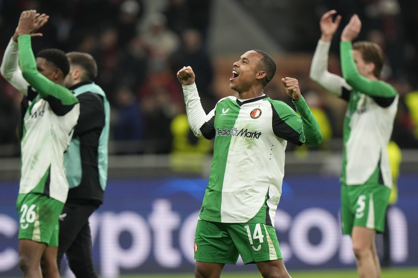 Feyenoord knocks AC Milan out of Champions League and Bayern advances on late Davies goal | iNFOnews.ca