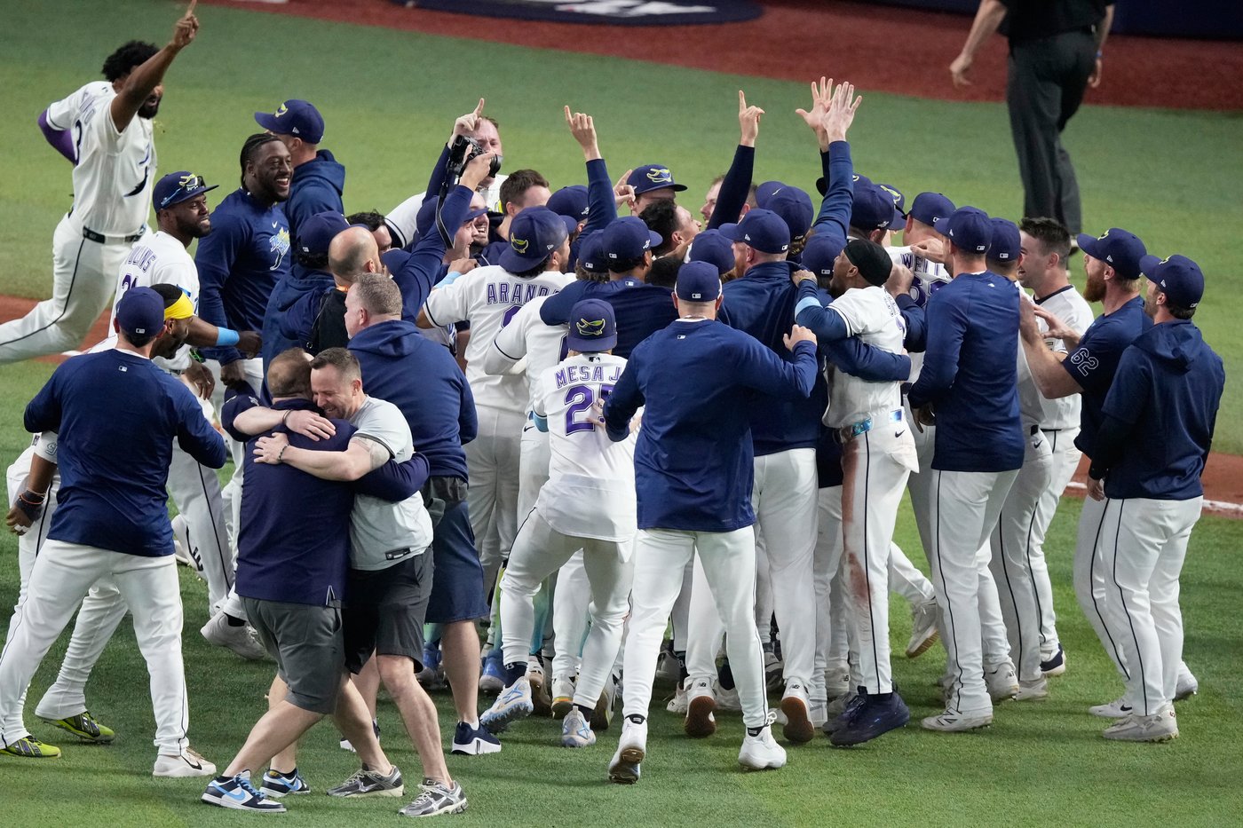 Small-ball Rays and their low payroll are 4 wins from their first World Series title | iNFOnews.ca