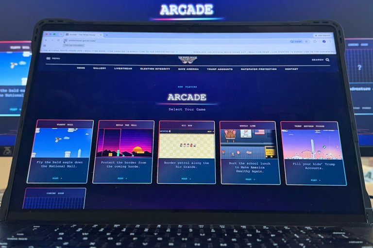 White House website debuts 5 low-res arcade video games that promote Trump's agenda | iNFOnews.ca